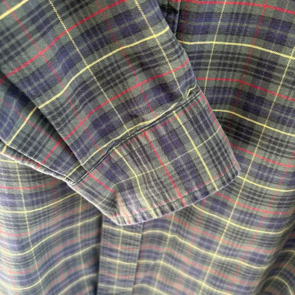 Ralph Lauren Men's Plaid Classic Fit Button Down Shirt Fall Holiday Size Large - Picture 5 of 7